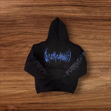 블랙 후드티 그런지 Y2K