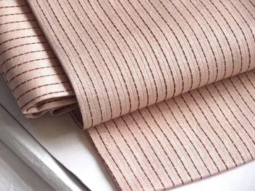 염색 9촌 나고야 오비 (세근문) 전통 올 패턴