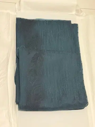 BANKAN 기모노 무지 코몬 공작 깃털 짙은 녹색 다크 그린 재단 완료