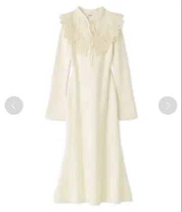 SNIDEL 자수 레이스 원피스