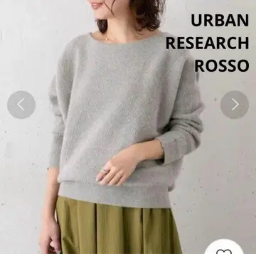 어반리서치 로쏘 폭스 울 니트 풀오버 돌먼 루즈핏