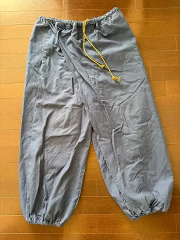 SOU SOU 그레이 와이드 팬츠 이지 팬츠