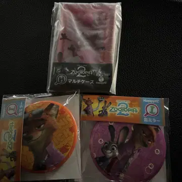 해피 복권 주토피아2 닉 주디 3종 세트