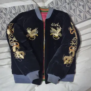 12/24까지 테일러 토요 벨벳 리버서블 스카잔 요코타 기지