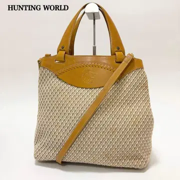 헌팅월드 2way 토트백 핸드백 베이지