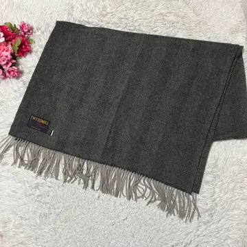 새상품급 TWEEDMILL 트위드밀 머플러 스톨 헤링본 울