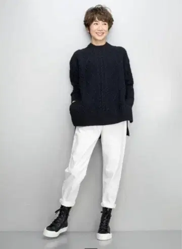 yunahica x chieco 유나히카치에코 아란 니트 사이즈 1