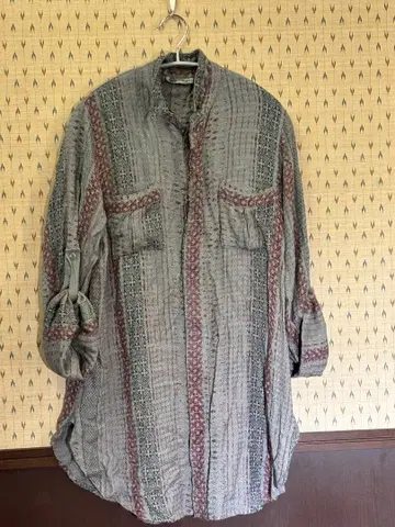 surya 스트라이프 패턴 오버사이즈 셔츠