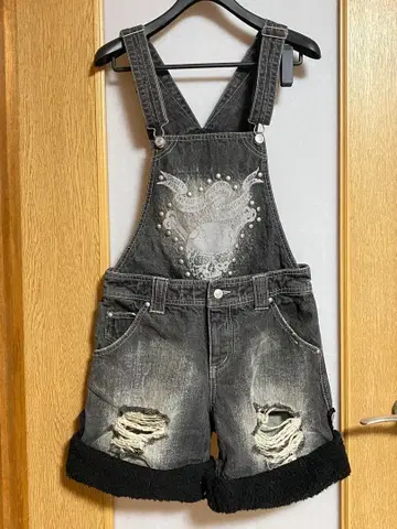 ALGONQUINS 데님 살로펫 해골 프린트