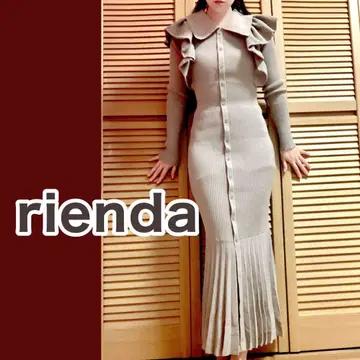 [새상품급] 스카프 리본 빅 칼라 머메이드 OP 리버서블 rienda