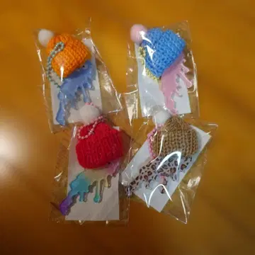 비와호 키링 도로도로 니트 모자