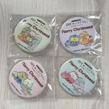 영화 스미코구라시 크리스마스 캔뱃지 도큐 스퀘어 4종 컴플리트