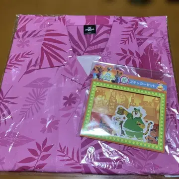 주토피아2 happy복권 알로하 셔츠 스티커 세트