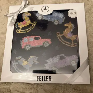 벤츠 x 페이러 미니 타월 네이비 신상