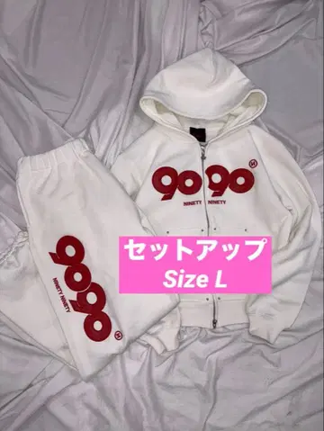 9090 OG 로고 오리지널 후디 팬츠 세트