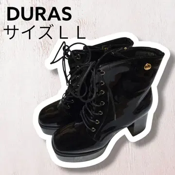 익명 배송 무료배송 미사용 새상품 DURAS 통굽 부츠 사이즈 LL