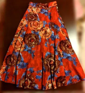 Johnbull* 젬블 멕시칸 플라워 스커트*방가드 새상품급