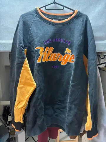 XLARGE 그레이 오렌지 트레이닝복 XL