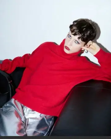 WONEM 오버 하이넥 니트