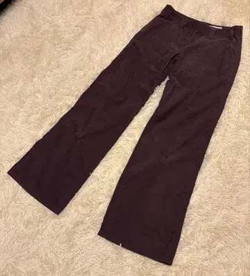 [ GEORGES RECH ] 빅 다크 퍼플 코듀로이 팬츠 사이즈 40