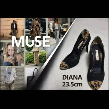 DIANA BLACK x 레오파드 무늬 하이힐