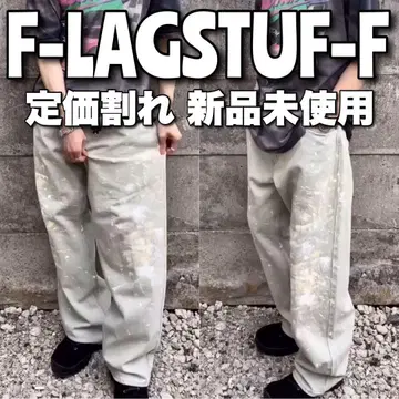 레어 F-LAGSTUF-F 플래그스태프 별주 페인트 데님 XL 새상품