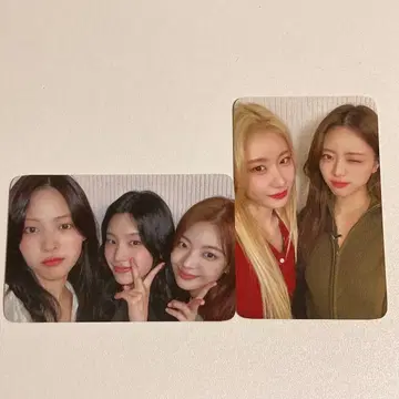 ITZY GOLD makestar 쿠키 귀도리 트레이딩 카드 올