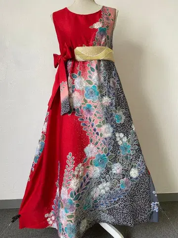 3250 기모노 리메이크 드레스 원피스