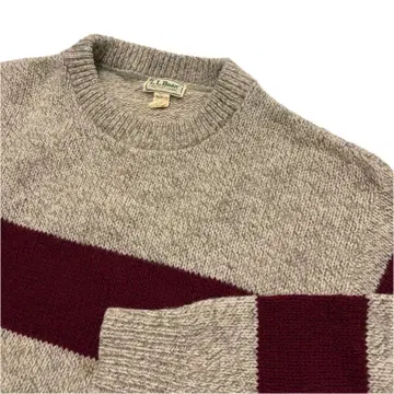 80's USA제 L.L. Bean 보더 니트 L 사이즈