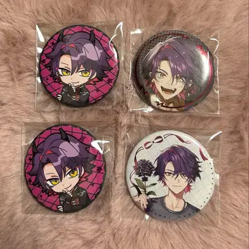 니지산지 VOLTACTION 와타라이 히바리 캔뱃지 4개 세트