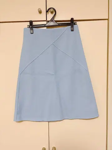 드로어 울 스커트