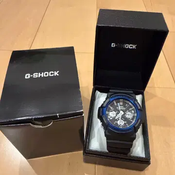 중고품 카시오 G-SHOCK GAW-100B 전파 솔라 손목시계