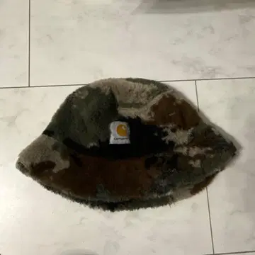 Carhartt 카모플라쥬 플리스 버킷햇