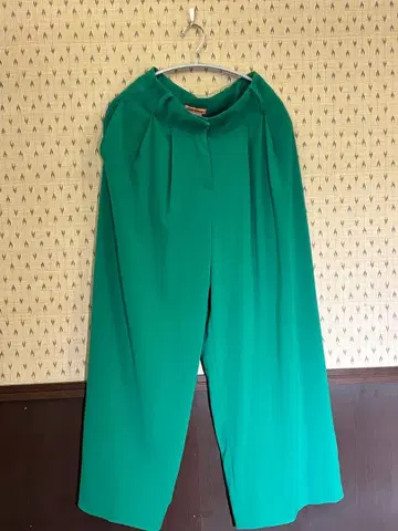 플라잉 토마토 그린 와이드 팬츠 S