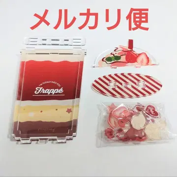 후쿠야 휘핑 프라페 아크릴 프레임 레드 빨간색