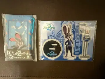 주토피아2 Happy 복권 아크릴 스탠드 멀티 케이스 set