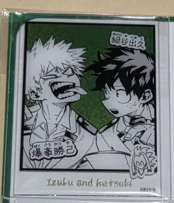 나의 히어로 아카데미아 아크릴 카드 바쿠고 미도리야