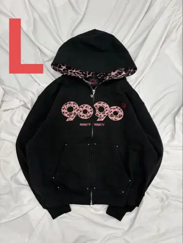 9090 girl OG 로고 집 후디