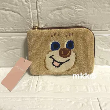 택 포함 새상품 페일러 테디 코인 케이스 카드 케이스 곰 파우치