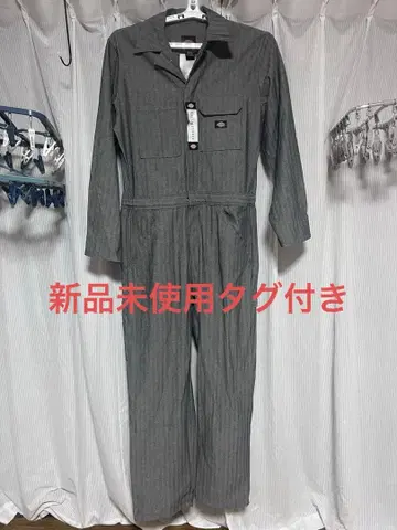 Dickies 스트라이프 오버롤 M 사이즈