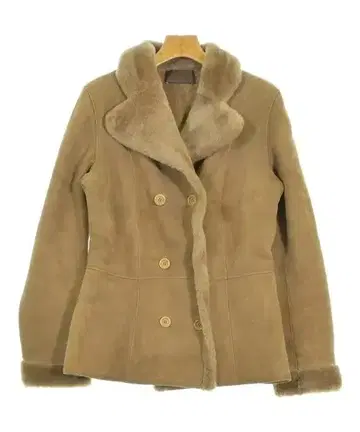 LOEWE 무스탕 코트 여성용