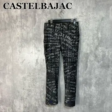 CASTELBAJAC 전사 프린트 레깅스 팬츠 42