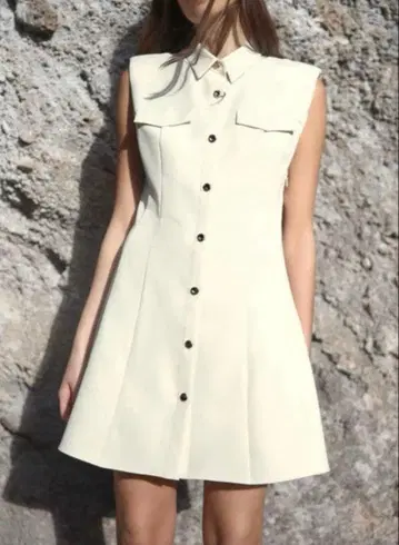 ZARA 크레이프 미니 원피스