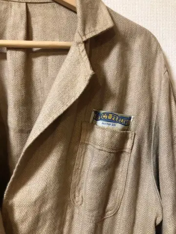 초목 염색 린넨 코트