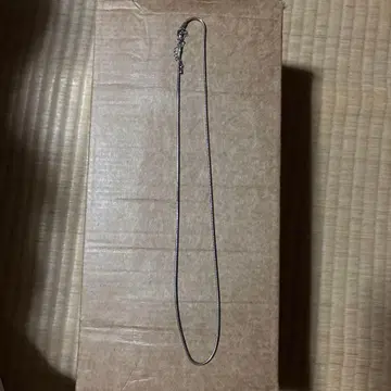 실버 롱 목걸이