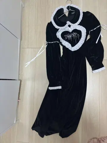 DimMoire 고딕 하트 롱 드레스