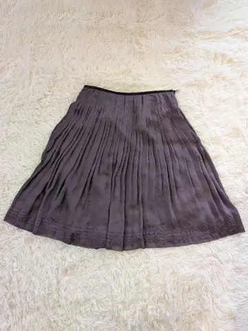 ESPRIT 그레이 플리츠 스커트 사이즈 40