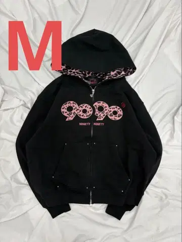 9090 girl OG Logo Zip Hoodie