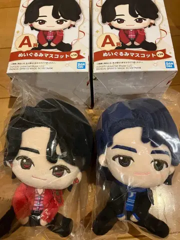 미세스 그린애플 제일복권 A상 봉제인형 마스코트 2점 세트 오오모리