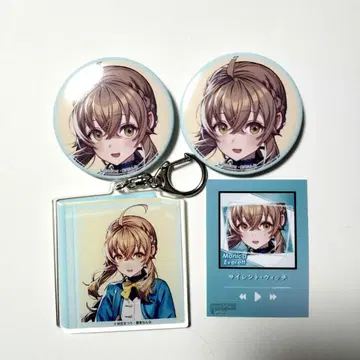 모니카 에버렛 캔뱃지 2개 + 키링 + 특전 세트